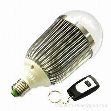18W LED Bulb with Remote Control and 450 to 550lm Luminous Flux